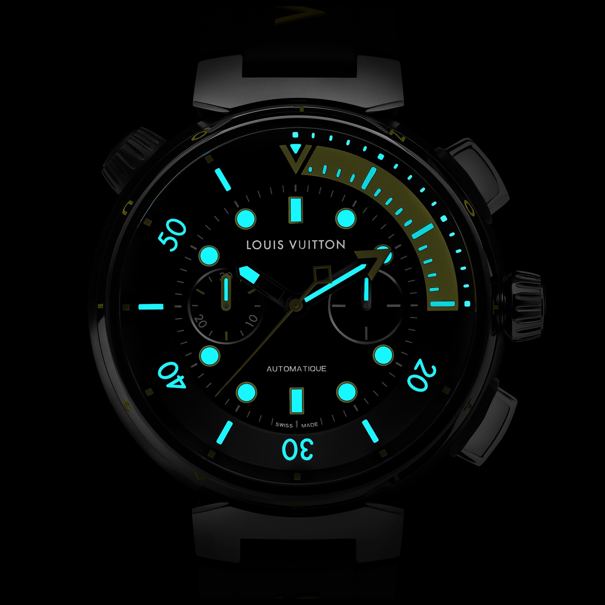 Tambour Street Diver Chronograph, Automatic, 46mm, Steel - All